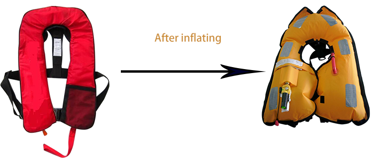 سترة نجاة قابلة للنفخ 42