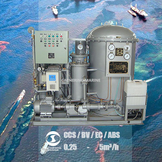 فاصل مياه الزيتي البحرية IMO مع إنذار 15ppm Bilge 