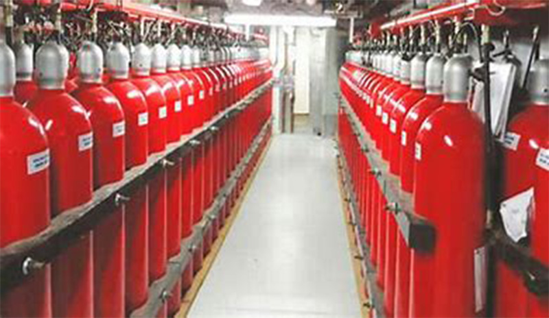 نظام مكافحة الحرائق البحرية بثاني أكسيد الكربون