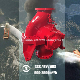مضخة حريق الحديد الزهر لمضخة مياه مكافحة الحرائق المحمولة مع CCS/BV