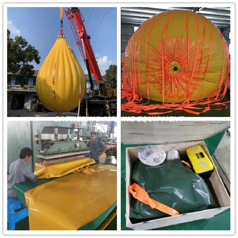 أكياس اختبار تحميل أوزان الماء