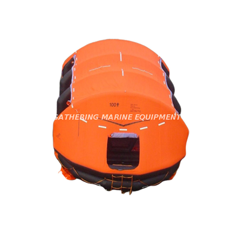 طوف نجاة قابل للنفخ ذاتي التصحيح SOLAS Liferaft