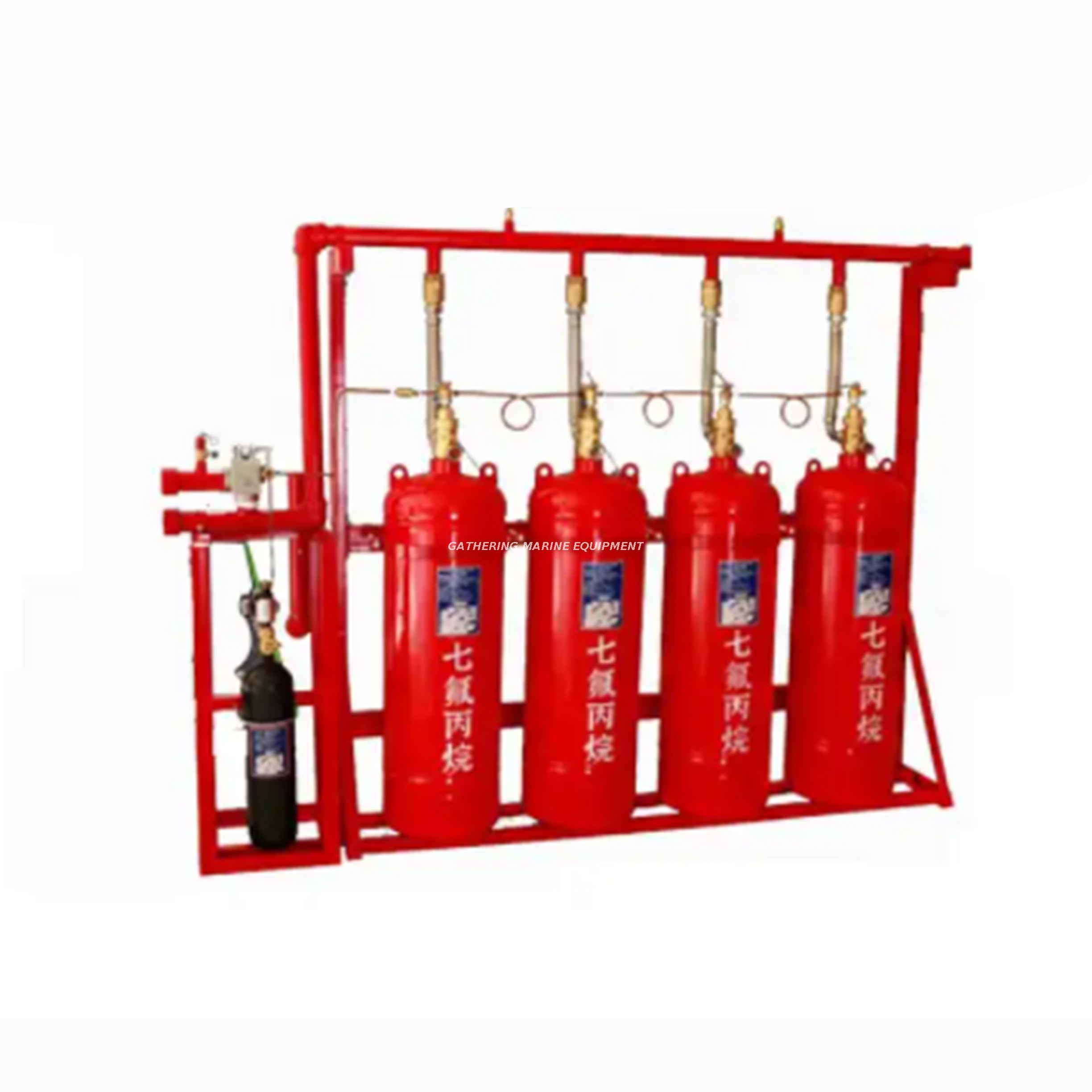 محطة إخماد الحرائق البحرية HFC-227ea نظام إخماد الغاز FM200