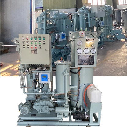 النقاط الرئيسية لفواصل الزيت والماء البحرية