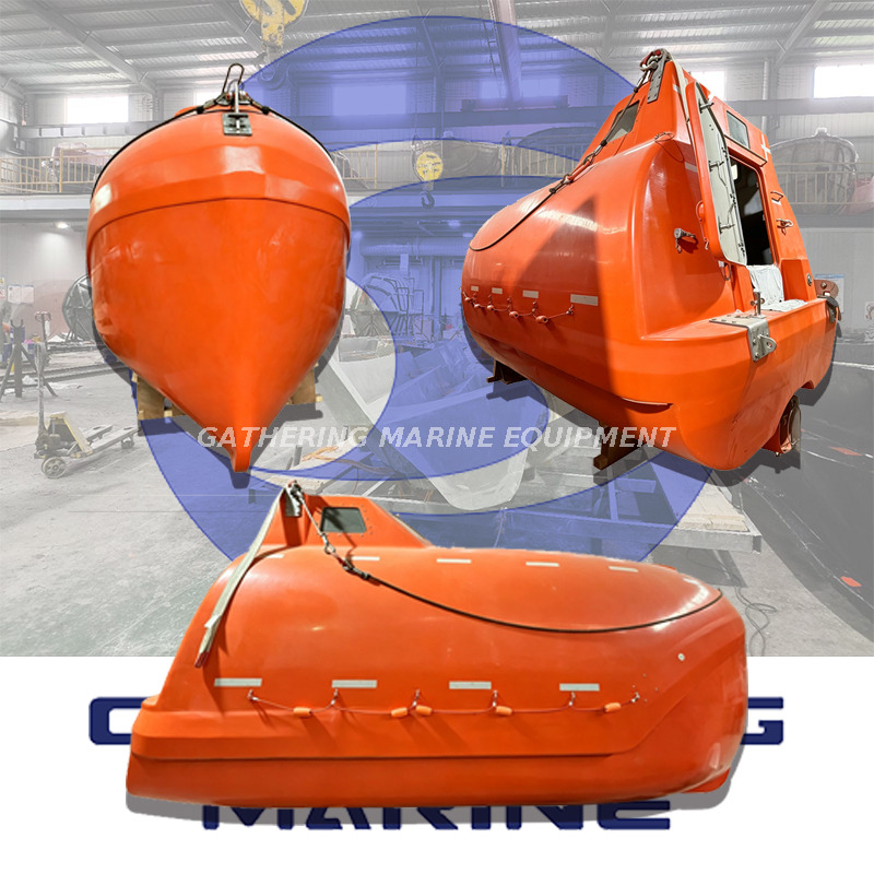 قارب نجاة ذو سقوط حر حاصل على شهادة CCS BV MED IRS KR
